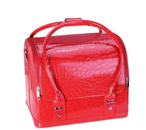 Women Makeup Suitcase  Multilayer Cosmetic Bag Cosmetic Suitcase Make Up Organizer Box Beauty Salon Case Tattoos Nail Art Tool
