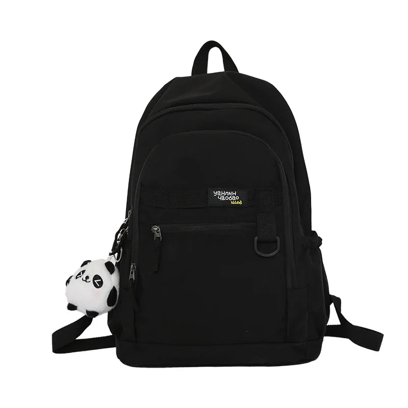 Women Male White Waterproof Travel Backpack Men Female Leisure Book Bag Lady Laptop College Backpack Fashion Boy Girl School Bag