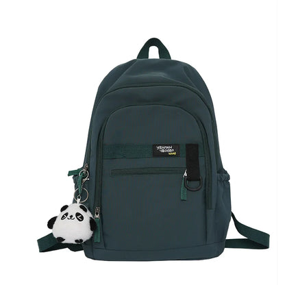 Women Male White Waterproof Travel Backpack Men Female Leisure Book Bag Lady Laptop College Backpack Fashion Boy Girl School Bag