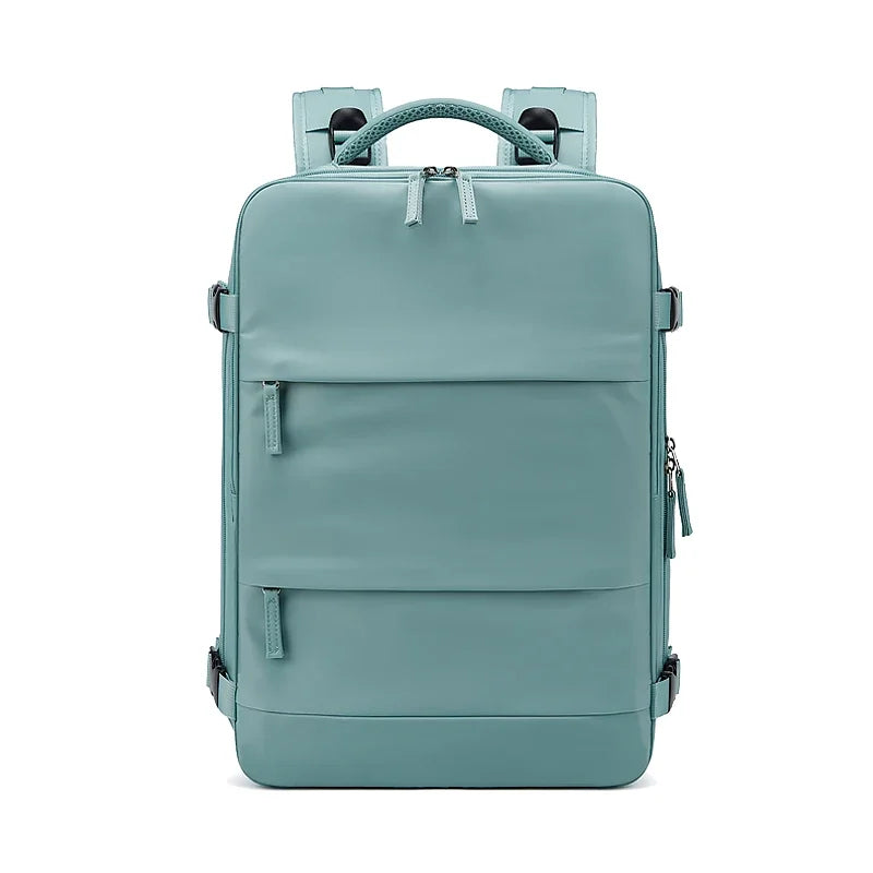 Women Man Laptop Backpack 15.6inch Teenage Girl USB Charging School Book Independent Shoe Bag Travel Backpacks Outdoor Luggage