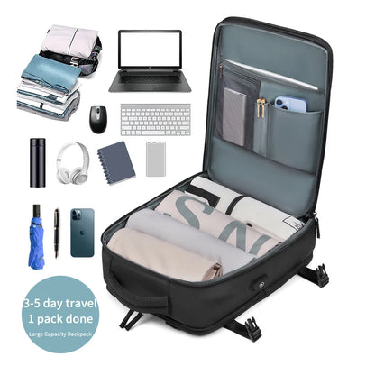 Women Man Laptop Backpack 15.6inch Teenage Girl USB Charging School Book Independent Shoe Bag Travel Backpacks Outdoor Luggage
