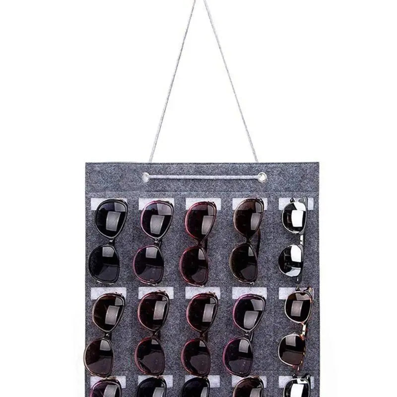 Women Men Eyeglasses Container Holder New Glasses Organizer Sunglasses Storage Wall Hanging Bag