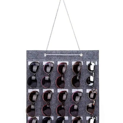 Women Men Eyeglasses Container Holder New Glasses Organizer Sunglasses Storage Wall Hanging Bag