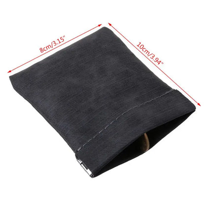 Women Men Frosted Leather Mini Coin Change Purse Wallet  Strong Metal Spring Closure Small Soft Bag