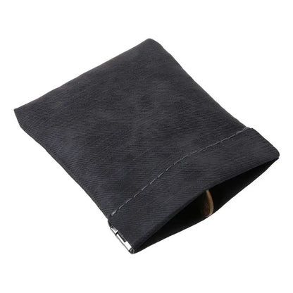 Women Men Frosted Leather Mini Coin Change Purse Wallet  Strong Metal Spring Closure Small Soft Bag