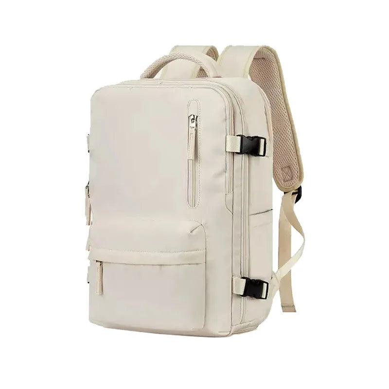 Women Men Large Capacity 15.6 16 Inch Laptop Backpack USB Charging Waterproof School Backpack Independent Shoe Bag