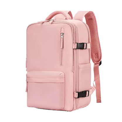 Women Men Large Capacity 15.6 16 Inch Laptop Backpack USB Charging Waterproof School Backpack Independent Shoe Bag