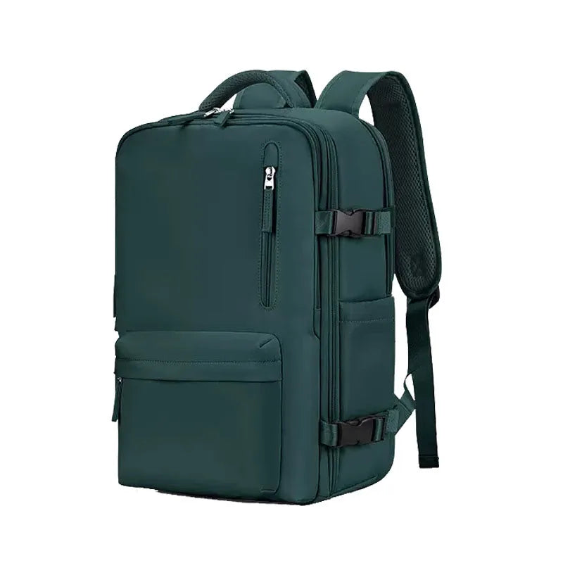 Women Men Large Capacity 15.6 16 Inch Laptop Backpack USB Charging Waterproof School Backpack Independent Shoe Bag
