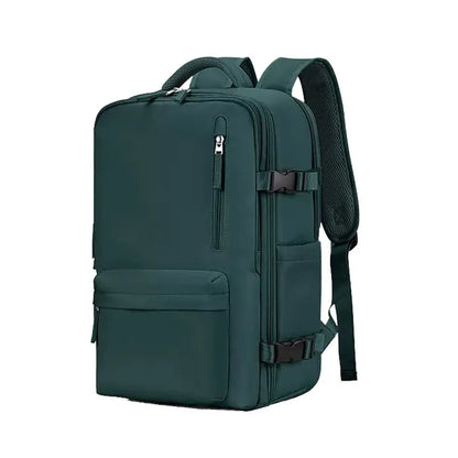 Women Men Large Capacity 15.6 16 Inch Laptop Backpack USB Charging Waterproof School Backpack Independent Shoe Bag