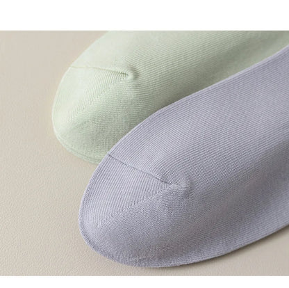 Women Men Socks Couple Student Cotton New Sporty Running Solid Color Boat Ankle Socks