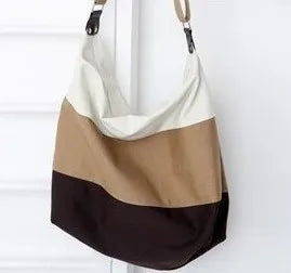 Women Messenger Bags Beach Canvas Fashion Stripes Handbags Ladies Shoulder Bag Female Totes Casual Bolsa Shopping Crossbody Bags