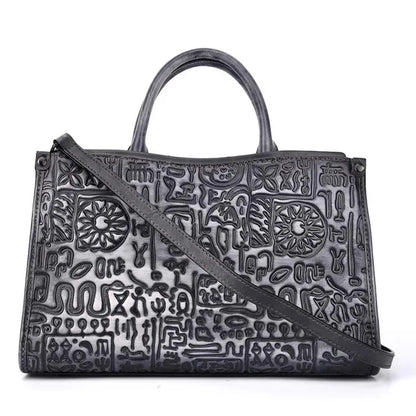 Women Messenger Shoulder Cross Body Bags Retro Real Cowhide Tote Hobos Handbag High Quality Genuine Leather Top Handle Bag