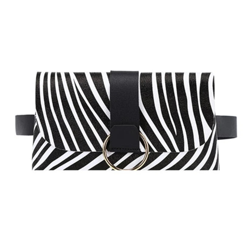 Women Mini Envelope Waist Bag PU Leather Clutch Cell Phone Purse Chest Bags Fashion Pouch
