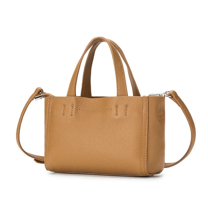 Women Mini Tote Bags Genuine Leather Small Handbags Girls Luxury Designer Lady Crossbody Bag Cute Shoulder Pouch Bolsa Feminina