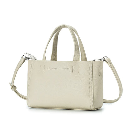 Women Mini Tote Bags Genuine Leather Small Handbags Girls Luxury Designer Lady Crossbody Bag Cute Shoulder Pouch Bolsa Feminina