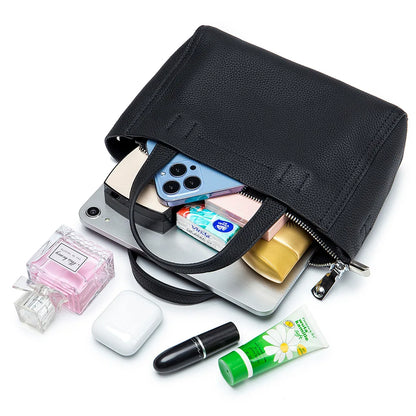 Women Mini Tote Bags Genuine Leather Small Handbags Girls Luxury Designer Lady Crossbody Bag Cute Shoulder Pouch Bolsa Feminina