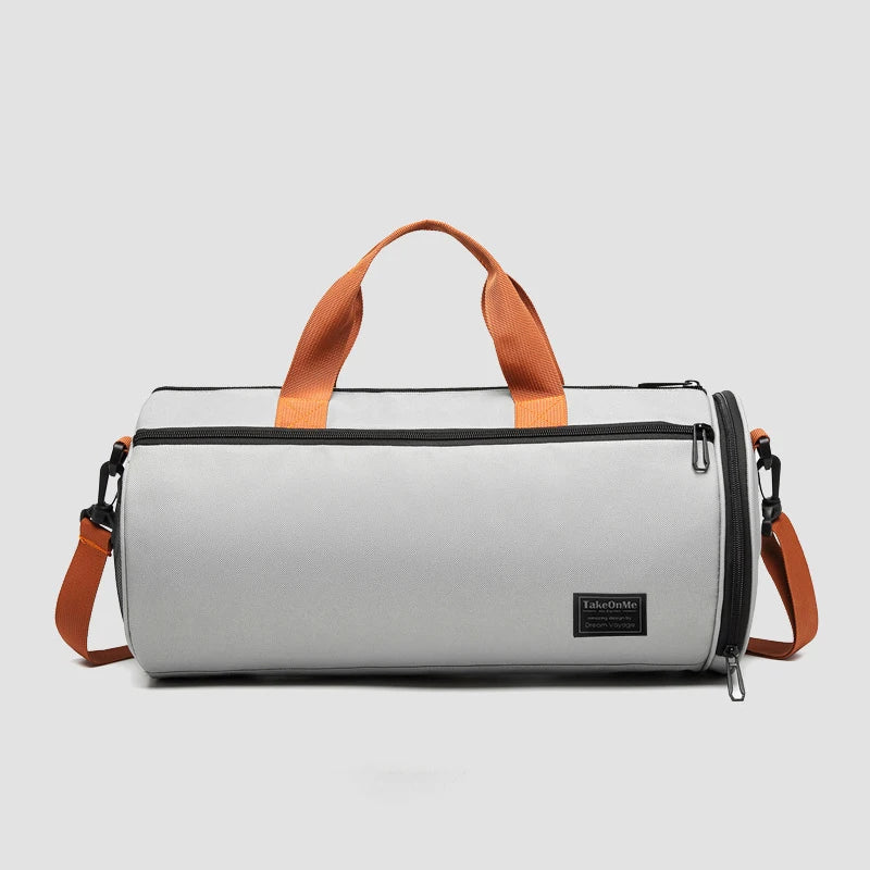 Women Multifunctional Fitness Bag Sports Bag Travel Luggage Handbag Oxford Cloth Waterproof Gym Yoga Bags Dry Wet Separation