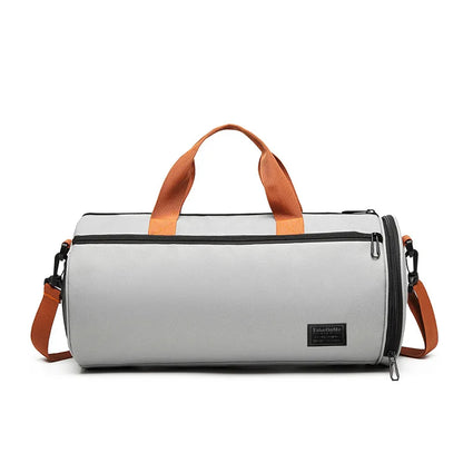 Women Multifunctional Fitness Bag Sports Bag Travel Luggage Handbag Oxford Cloth Waterproof Gym Yoga Bags Dry Wet Separation