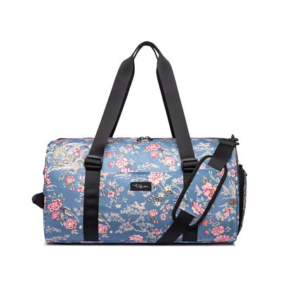 Women Multifunctional Fitness Bag Sports Bag Travel Luggage Handbag Oxford Cloth Waterproof Gym Yoga Bags Dry Wet Separation
