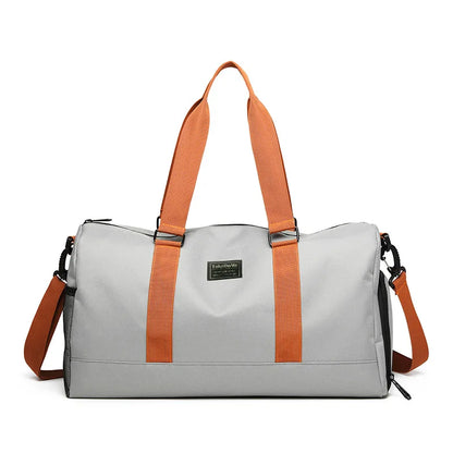 Women Multifunctional Fitness Bag Sports Bag Travel Luggage Handbag Oxford Cloth Waterproof Gym Yoga Bags Dry Wet Separation