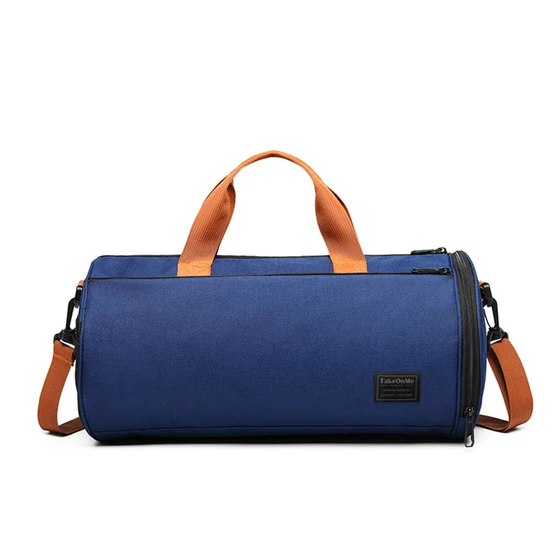 Women Multifunctional Fitness Bag Sports Bag Travel Luggage Handbag Oxford Cloth Waterproof Gym Yoga Bags Dry Wet Separation