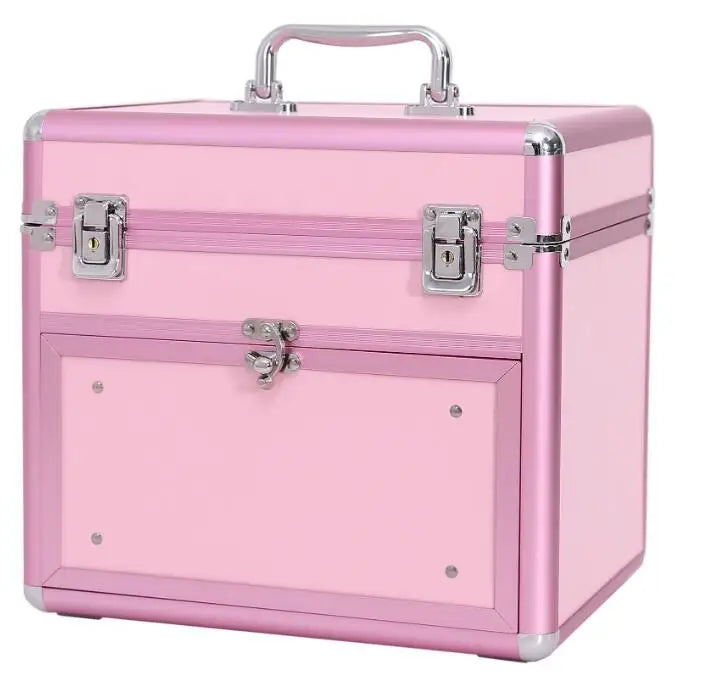 Women Multilayer Cosmetic Bag  Makeup make up organizer bag  Beauty Dressing Case Tattoos Nail Tools Storage case Toiletry case