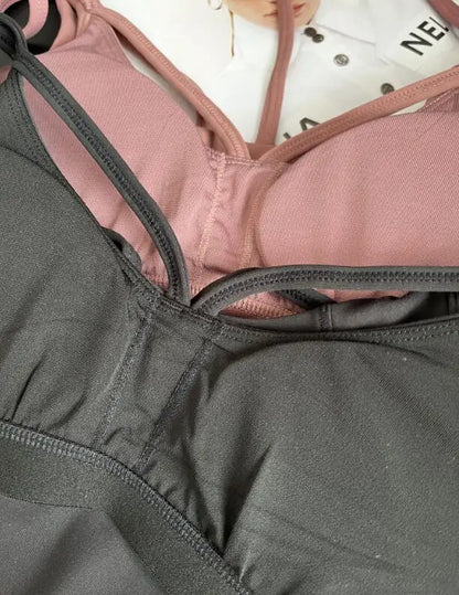 Women New Sporty Vest Chest Pad Sexy Back High Elasticity Breathable Quick-drying Fitness Running Tank Tops