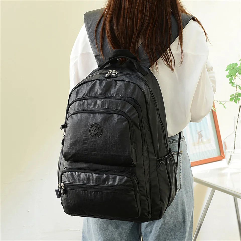 Women Nylon Backpack Fashion Female Shoulder Bag Sac a Dos Ladies Bagpack Mochilas School Bags For Teenage Girls