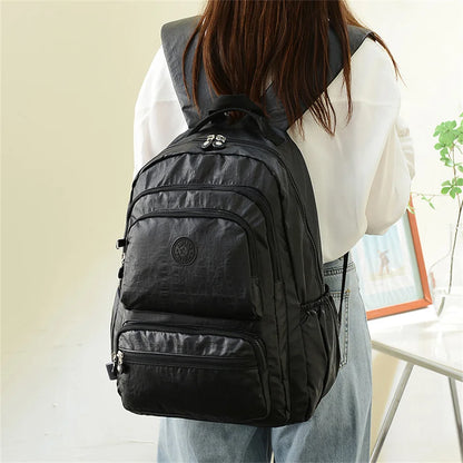 Women Nylon Backpack Fashion Female Shoulder Bag Sac a Dos Ladies Bagpack Mochilas School Bags For Teenage Girls