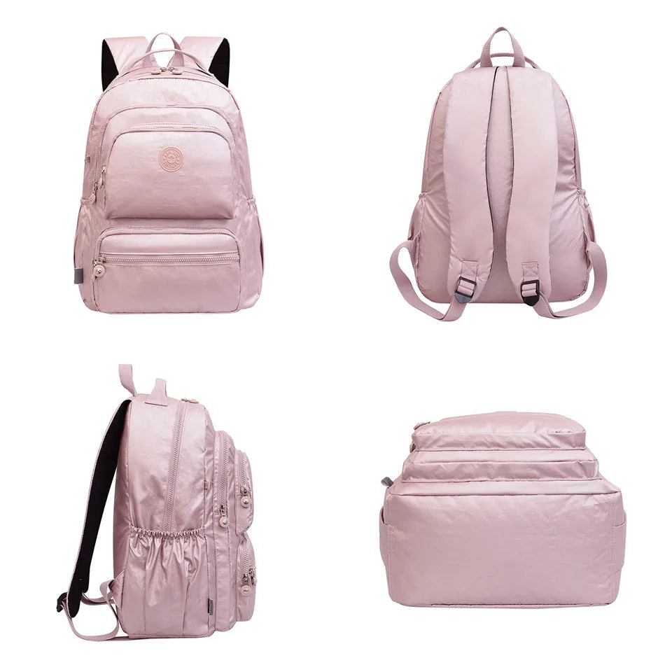 Women Nylon Backpack Fashion Female Shoulder Bag Sac a Dos Ladies Bagpack Mochilas School Bags For Teenage Girls