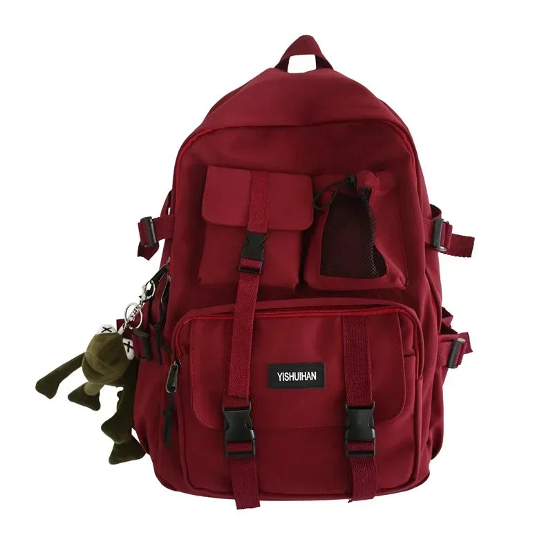 Women Nylon Backpack Female Large Capacity Students Schoolbag College Girls Students Bag Boy Casual Fashion Travel Rucksacks