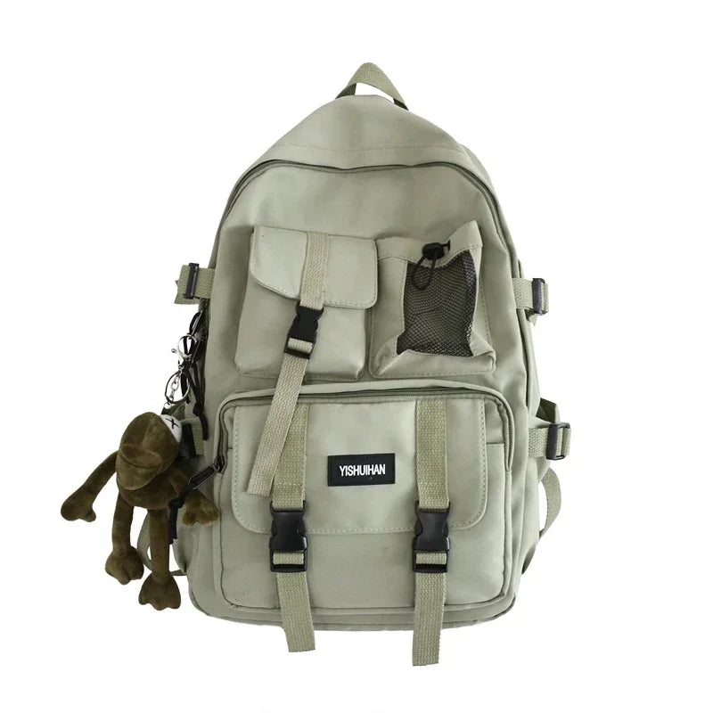 Women Nylon Backpack Female Large Capacity Students Schoolbag College Girls Students Bag Boy Casual Fashion Travel Rucksacks