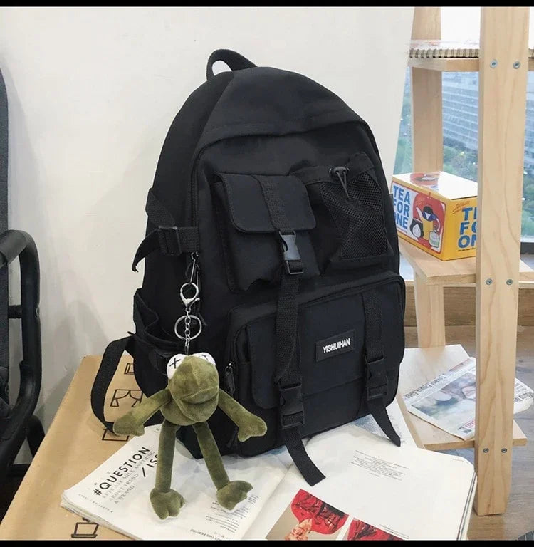 Women Nylon Backpack Female Large Capacity Students Schoolbag College Girls Students Bag Boy Casual Fashion Travel Rucksacks