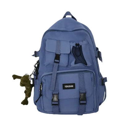 Women Nylon Backpack Female Large Capacity Students Schoolbag College Girls Students Bag Boy Casual Fashion Travel Rucksacks