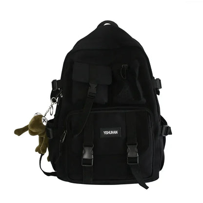 Women Nylon Backpack Female Large Capacity Students Schoolbag College Girls Students Bag Boy Casual Fashion Travel Rucksacks