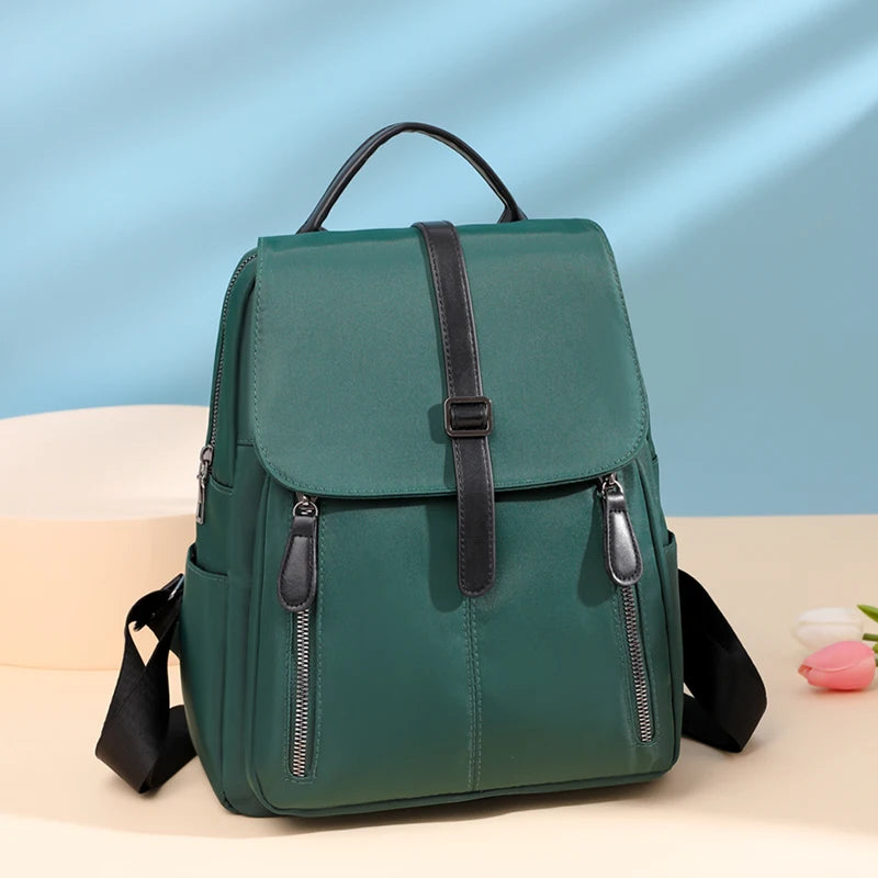 Women Nylon Backpack High Quality Fashion Backpacks for Women Casual Waterproof School Bags for Teenage Girls Travel Rucksack