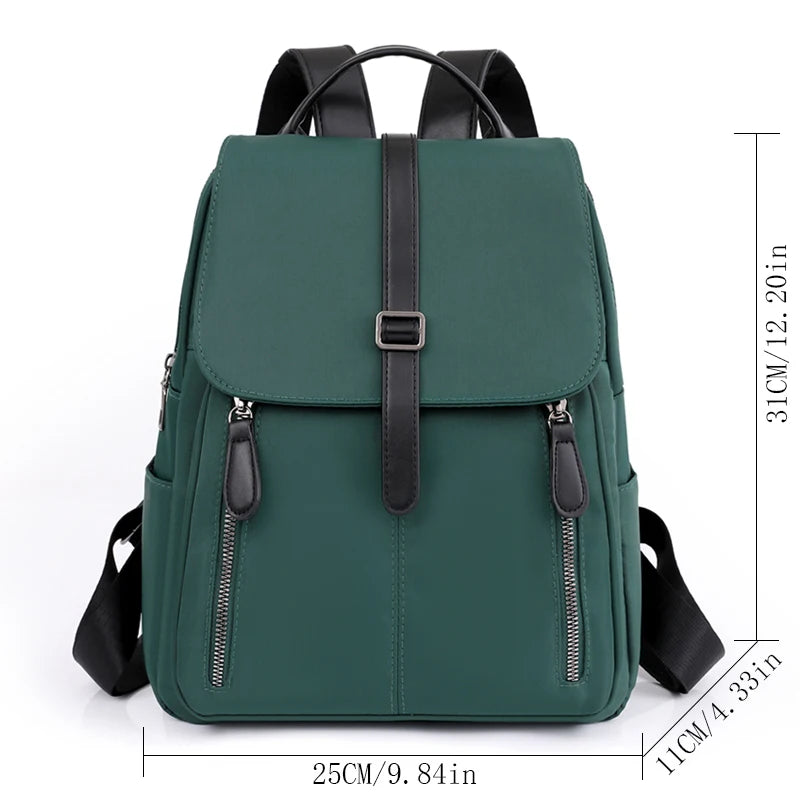 Women Nylon Backpack High Quality Fashion Backpacks for Women Casual Waterproof School Bags for Teenage Girls Travel Rucksack