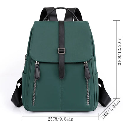 Women Nylon Backpack High Quality Fashion Backpacks for Women Casual Waterproof School Bags for Teenage Girls Travel Rucksack