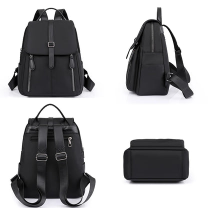 Women Nylon Backpack High Quality Fashion Backpacks for Women Casual Waterproof School Bags for Teenage Girls Travel Rucksack