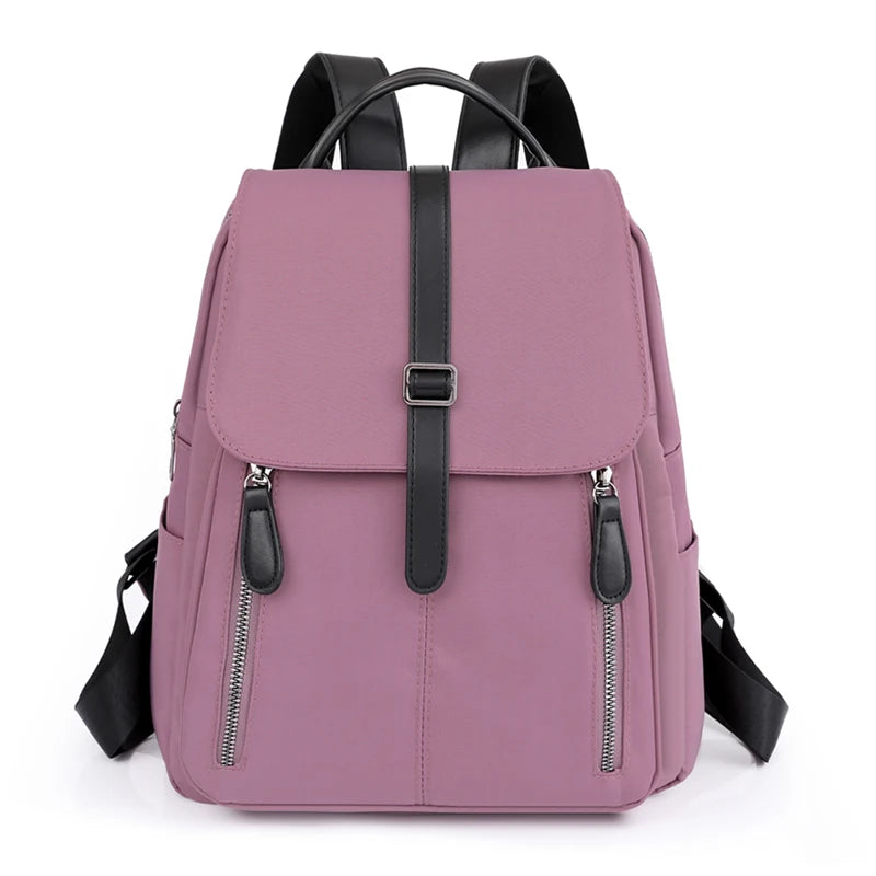 Women Nylon Backpack High Quality Fashion Backpacks for Women Casual Waterproof School Bags for Teenage Girls Travel Rucksack
