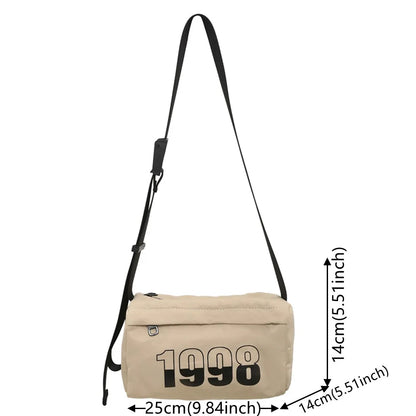 Women Nylon Crossbody Bag Youth Ladies Fashion Shoulder Bag Student Large Capacity Female Bags Woman Packet