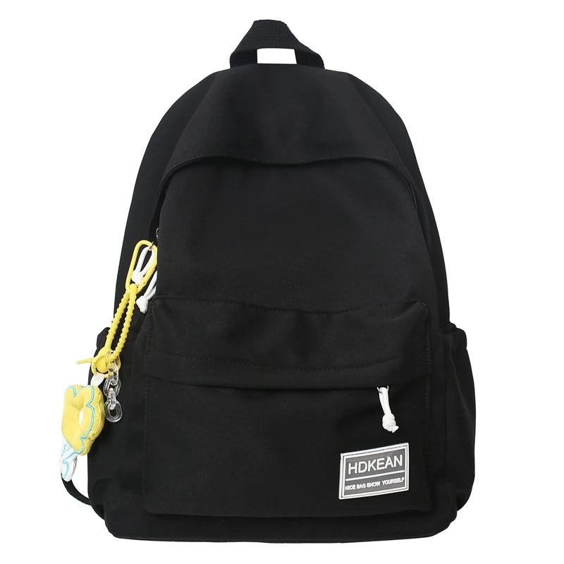 Women Nylon School Bag Girl Travel Cute Book Backpack Trendy Fashion Lady Kawaii College Backpack Cool Female Laptop Student Bag