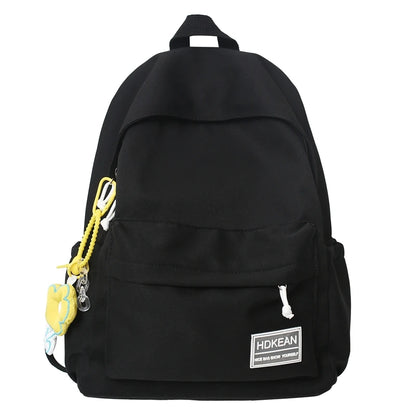Women Nylon School Bag Girl Travel Cute Book Backpack Trendy Fashion Lady Kawaii College Backpack Cool Female Laptop Student Bag