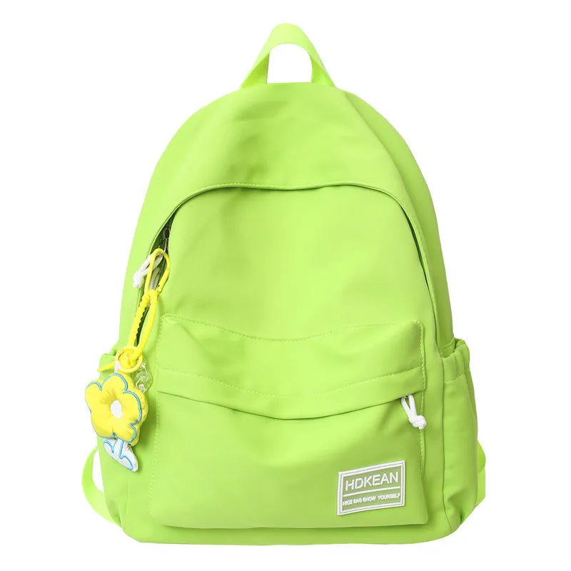 Women Nylon School Bag Girl Travel Cute Book Backpack Trendy Fashion Lady Kawaii College Backpack Cool Female Laptop Student Bag