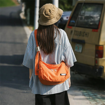 Women Nylon Shoulder Bag And Handbags Designers Female Stripe Top-handle Bags Fashion Brand Handbags
