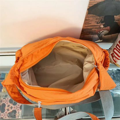 Women Nylon Shoulder Bag And Handbags Designers Female Stripe Top-handle Bags Fashion Brand Handbags