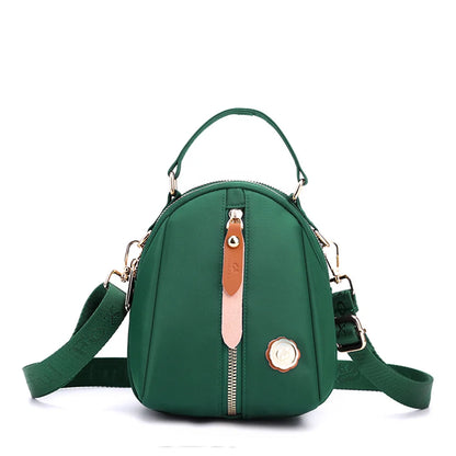 Women Nylon Shoulder Bags Female Solid Color Zipper Female Handag Designer Messenger Bags Summer Beach Bag