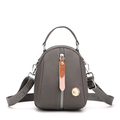 Women Nylon Shoulder Bags Female Solid Color Zipper Female Handag Designer Messenger Bags Summer Beach Bag