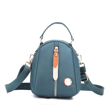 Women Nylon Shoulder Bags Female Solid Color Zipper Female Handag Designer Messenger Bags Summer Beach Bag