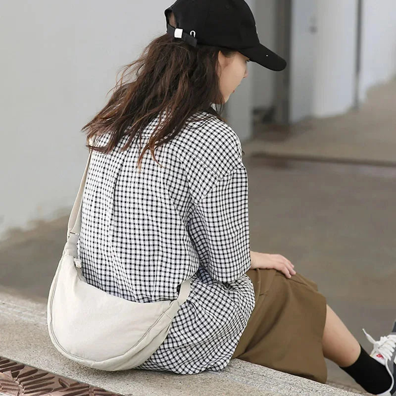 Women Nylon Shoulder Totes Handbag Ladies Fashion Travel Designer Crossbody Sling Messenger Bag Pack for Female Girl